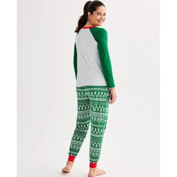 Women’s Jammies For Families Bear Pajamas Top &jogger Pajama Bottom Set Size XL - Picture 2 of 7